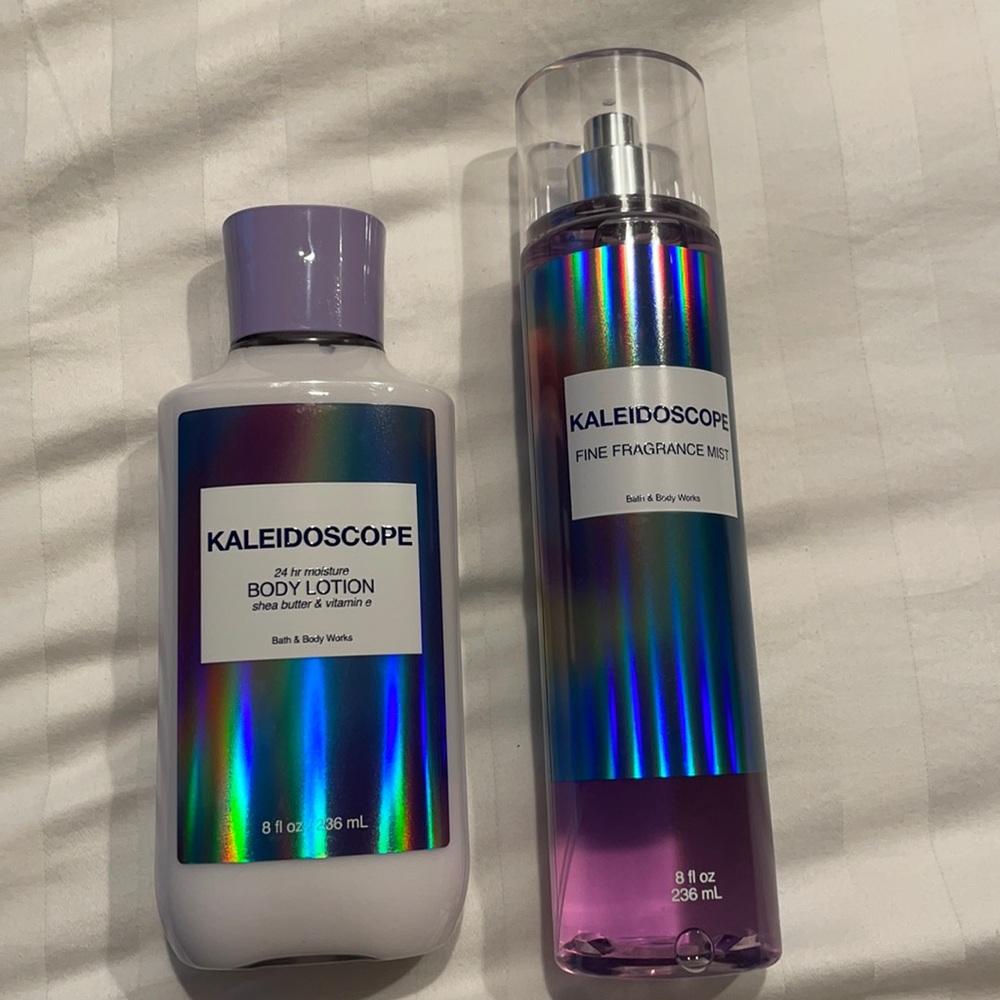 Kaleidoscope lotion and body spray set
